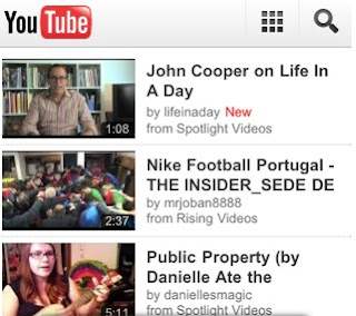 YouTube iphone app mobile