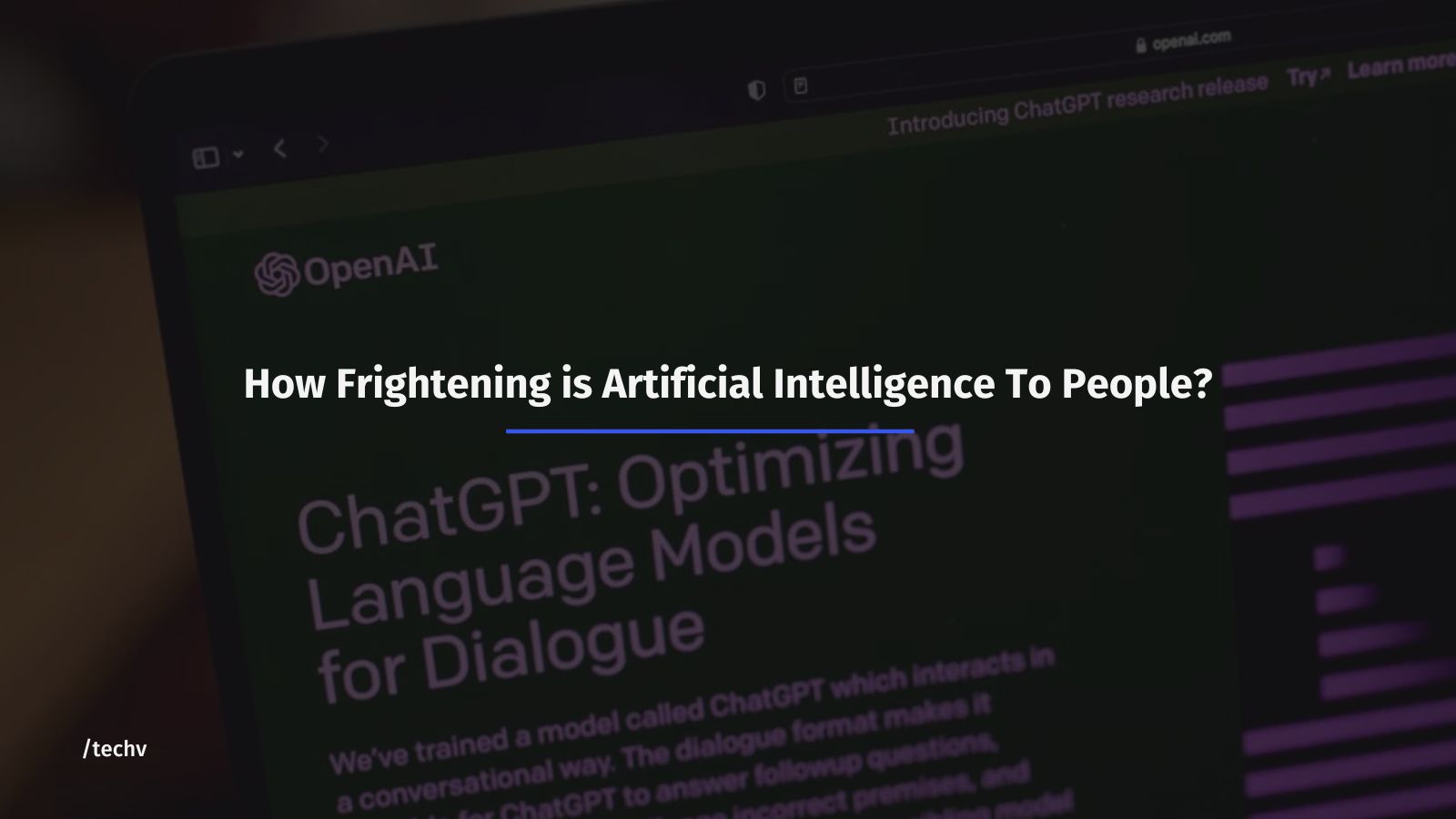 How frightening is artificial intelligence to people?