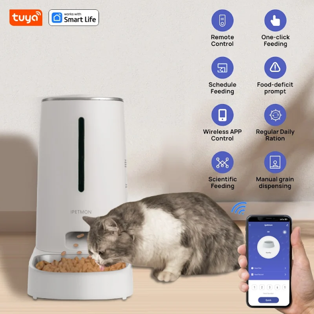 Automatic Smart Wi-Fi Video Remote Control Automatic Pet Feeder