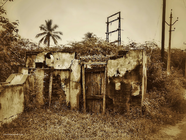 old house in village