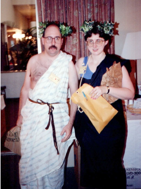  with me in the classic Roman Holiday toga There was a wedding 