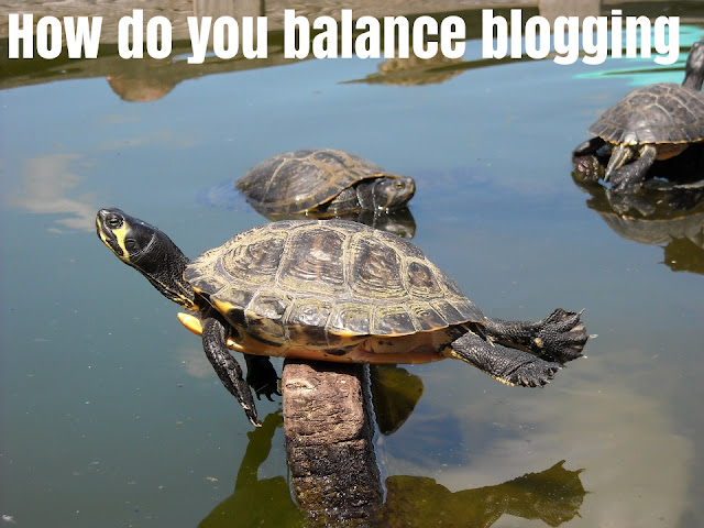 How do you balance blogging