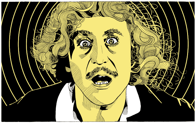 Gene Wilder Illustration