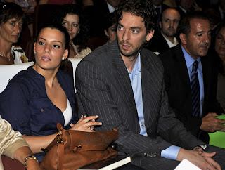 Pau Gasol with Girlfriend