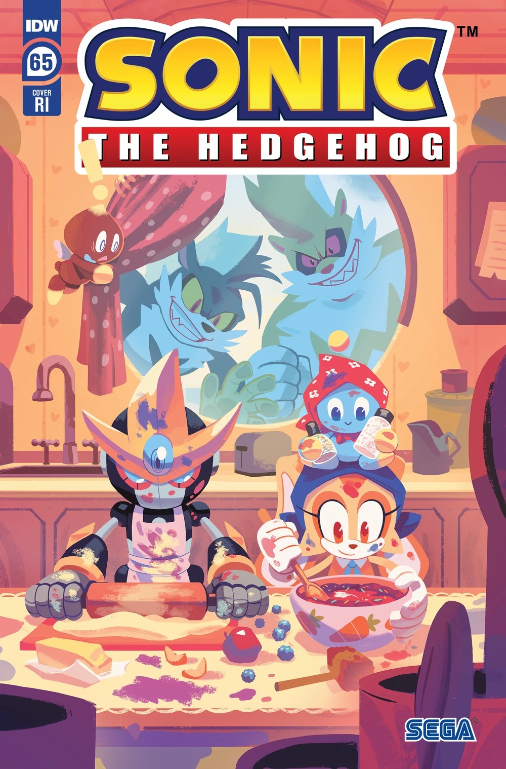 Sonic the Hedgehog Cover Artist Cooks Up Some Delicious Classic Style Fanart