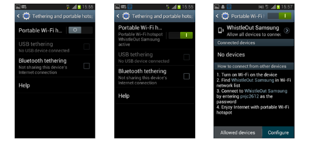 Cara Mengaktifkan Sebuah Hotspot Wifi Pada HP Tablet Android