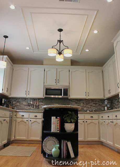 oak to white cabinet redo