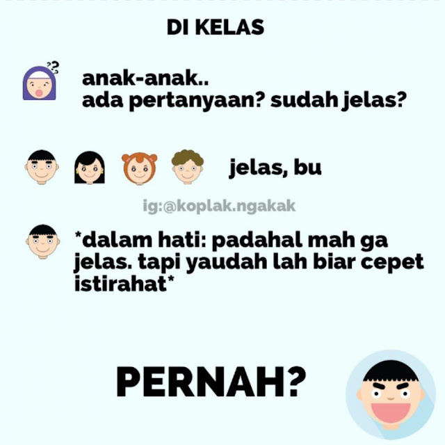 14 Meme 'Anak Sekolah' Ini Kocaknya Bikin Kangen Masa Sekolah