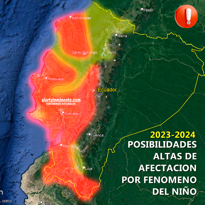 El fenómeno del Niño: estos son los meses en que arribará a Ecuador, mire las provincias afectadas! 