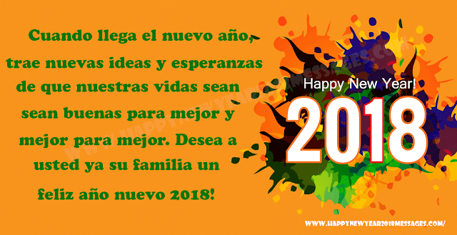 Make Your New Year 2018 More Special with Latest Images Messages Cards in Spanish