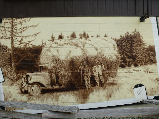 Sooke Agriculture Historum mural - hay load