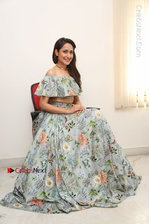 Actress Pragya Jaiswal Stills in Floral Dress at turodu Interview  0168.JPG