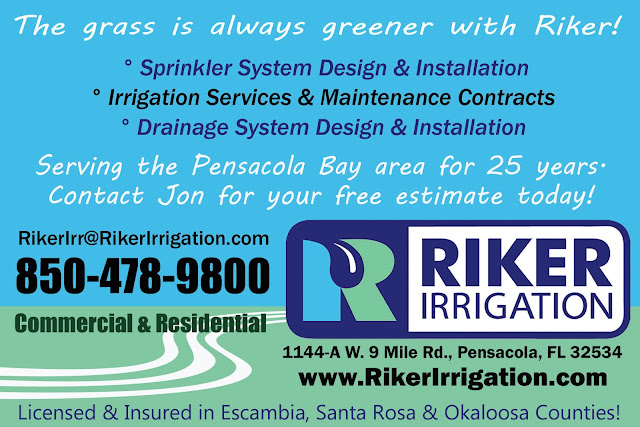 Sprinkler System, Irrigation Contracts, & Drainage in the Pensacola Bay area