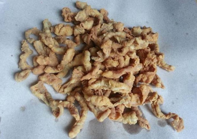 resep usus goreng tepung crispy, cara membuat usus goreng tepung crispy