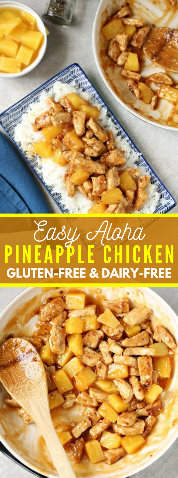 Easy Aloha Pineapple Chicken #dinner #easychicken