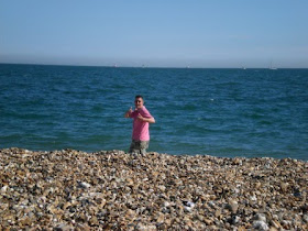 Richard Gottfried on Southsea Beach