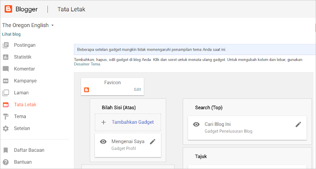 Mengatur Layout Blog di Blogger | NBDC