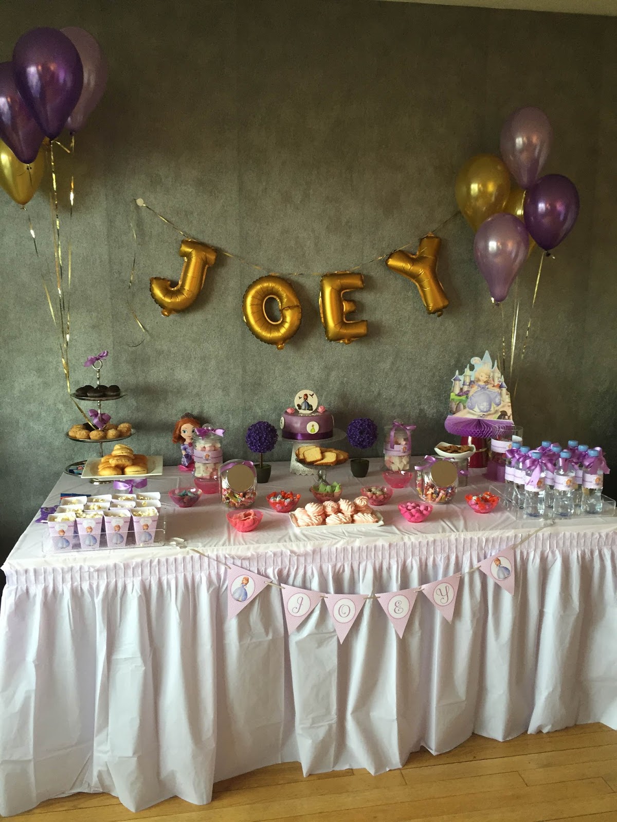 Anniversaire Theme Princesse Sofia Le Candy Bar