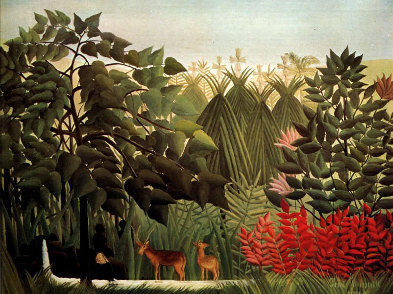 henri rousseau cascade