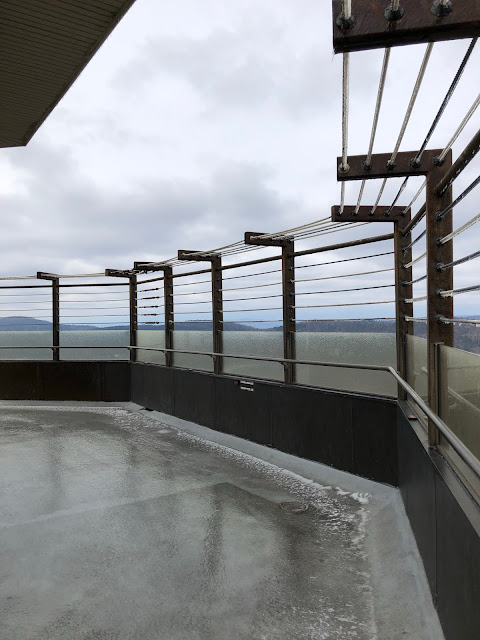 outdoor deck of an observation tower