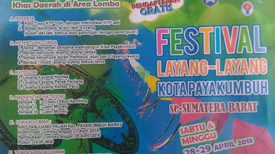 Festival Layang-Layang Siap Mewarnai Langit Payakumbuh