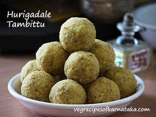 Hurigadale thambittu recipe in Kannada