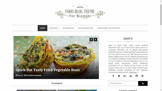Food-blogger-template
