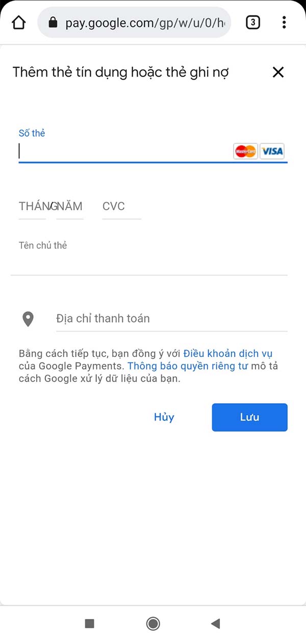 Cách thêm, xoá, chỉnh sửa phương thức thanh toán trên Google Play (CH PLAY) đơn giản a0