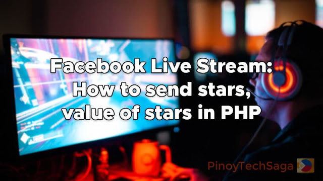 Facebook Live Stream: How to send stars, value of stars in PHP