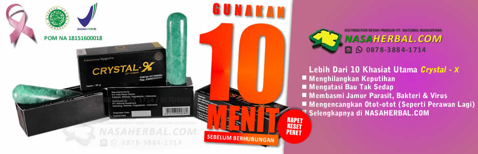 Natural Crystal - X For Women, Perawatan Alami Organ Kewanitaan (NCX)