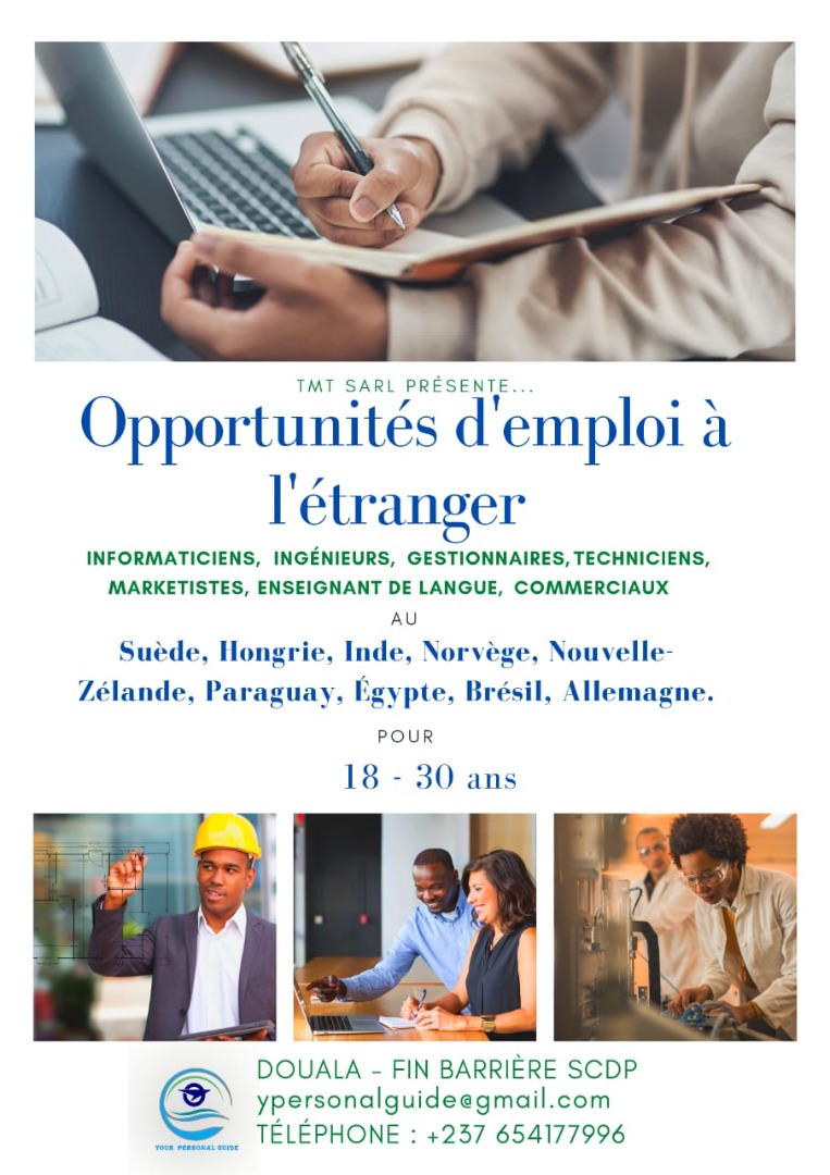 Opportunités d'emploi à l'étranger
