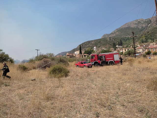 ΠΑΚΙΑ ΛΑΚΩΝΙΑΣ:ΚΑΤΑΣΒΕΣΤΗΚΕ ΑΜΕΣΑ Η ΠΥΡΚΑΓΙΑ ΠΟΥ ΞΕΣΠΑΣΕ ΝΩΡΙΤΕΡΑ 