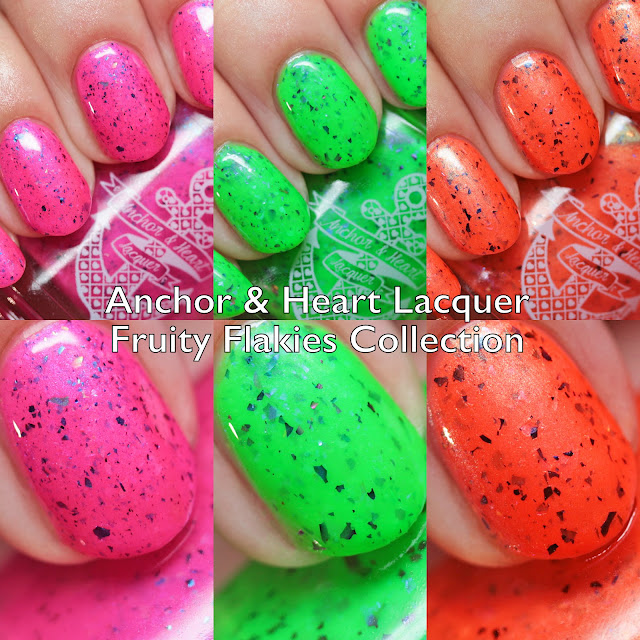 Anchor & Heart Lacquer Fruity Flakies Collection