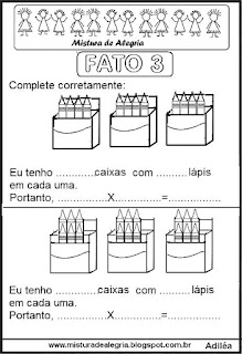 Tabuada de multiplicação do 3 ilustrada