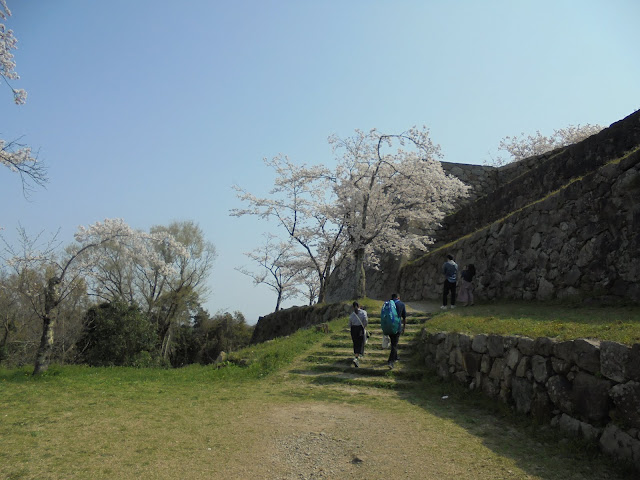 米子城跡の天守跡