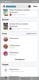 Filter dimensions Snapchat || Cara dapatkan filter snapchat dimensions