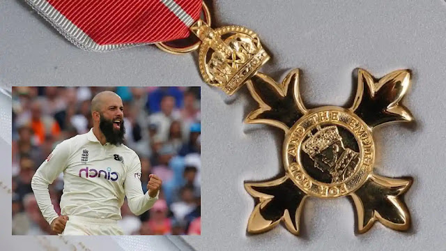Moeen Ali honored with Order of the British Empire for his contribution to cricket