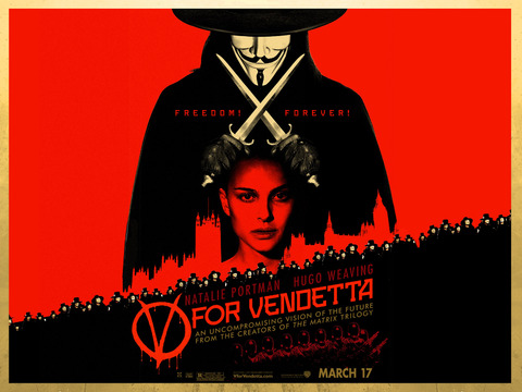 v for vendetta wallpaper. Movie review: quot;V for Vendettaquot;
