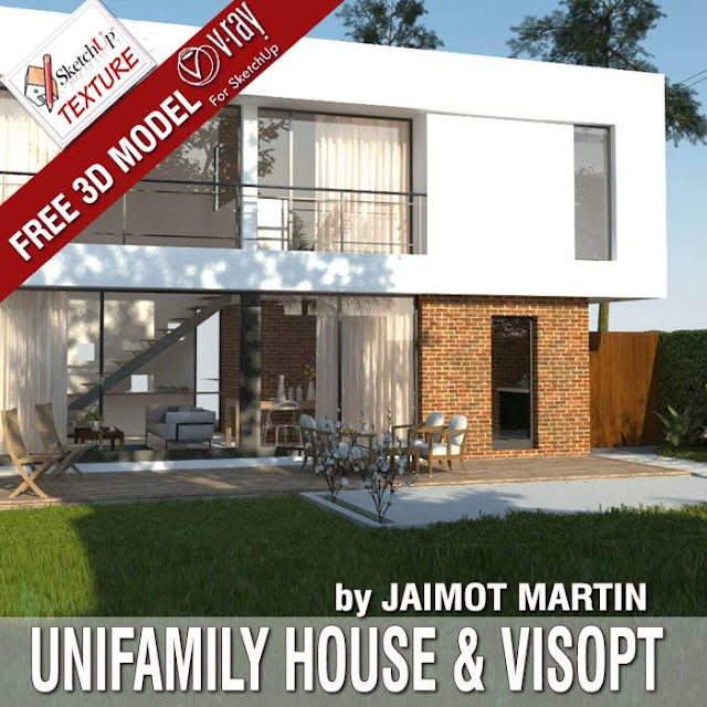  it includes everything yous ask to run past times away on to produce your practice amongst FREE SKETCHUP MODEL UNIFAMILY HOUSE LA PLATA & VRAY VISOPT
