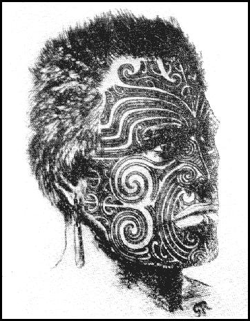 maori shoulder tattoo. maori tattoos of new zealand