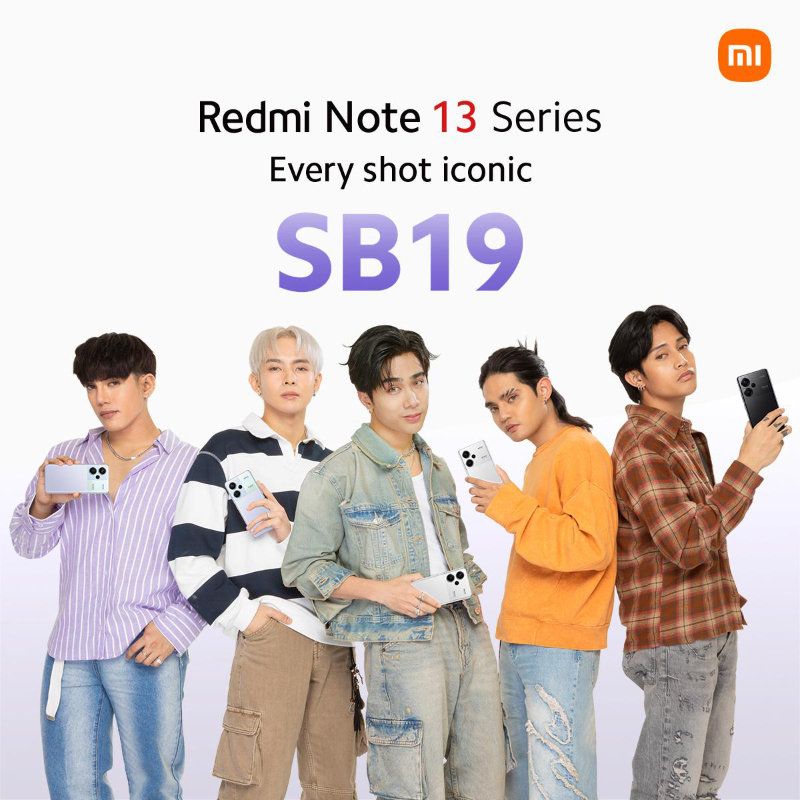 Xiaomi taps SB19 to promote the Redmi Note 13 Series!