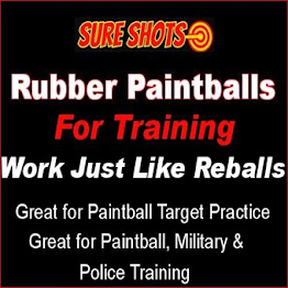 Rubber Training Paintballs for Paintball Practice and Training