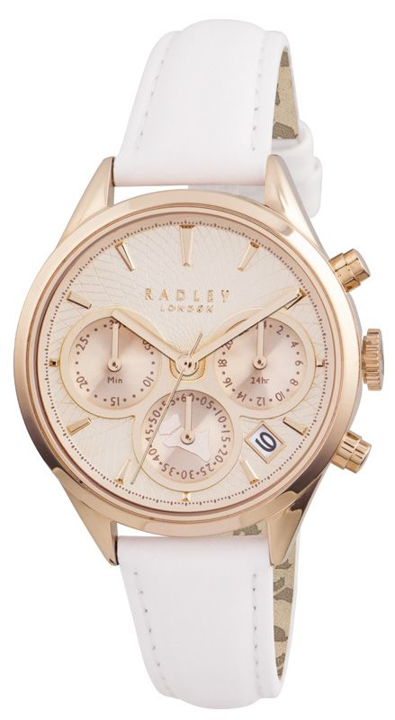 Radley Ladies Rose Gold Plated Chronograph Watch RY2238