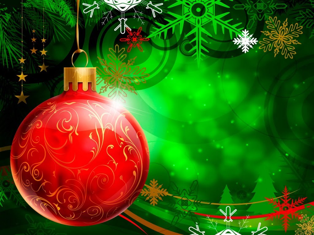 Free Wallpapers for Desktop: 3D Christmas balls