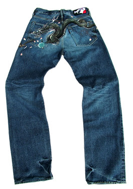 Hand Painted Denim Jeans