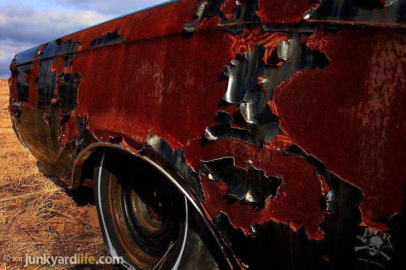 This black 1966 Lincoln Continental still sheds its 45yearold factory 