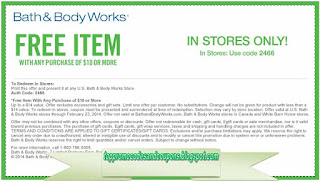 Free Printable Bath And Body Works Coupons