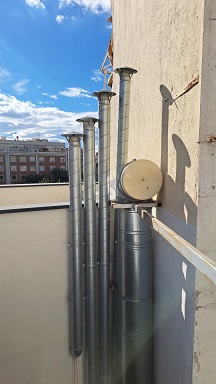 Chimeneas-ventilación-independientes-Restaurante-Madrid