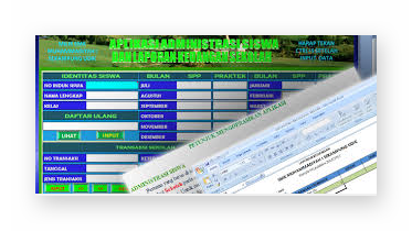  Administrasi Sekolah Berupa format Bulanan Sekolah Gratis Dengan Format Microsoft Excell 2016/2017 update/sastrapendidikan