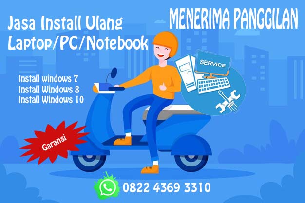 jasa install laptop purwokerto